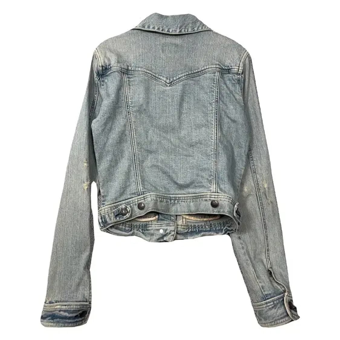 아베크롬비 Y2K 연청 디테일 데님 자켓 M 상품이미지2