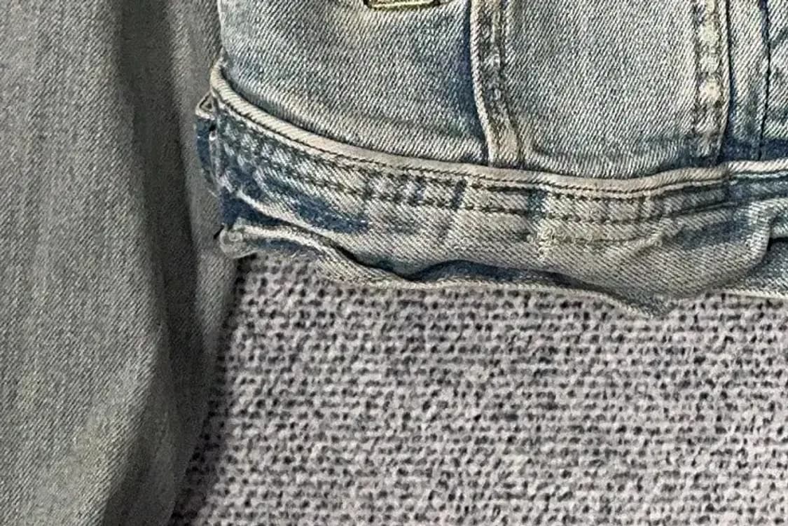 아베크롬비 Y2K 연청 디테일 데님 자켓 M 상품이미지7