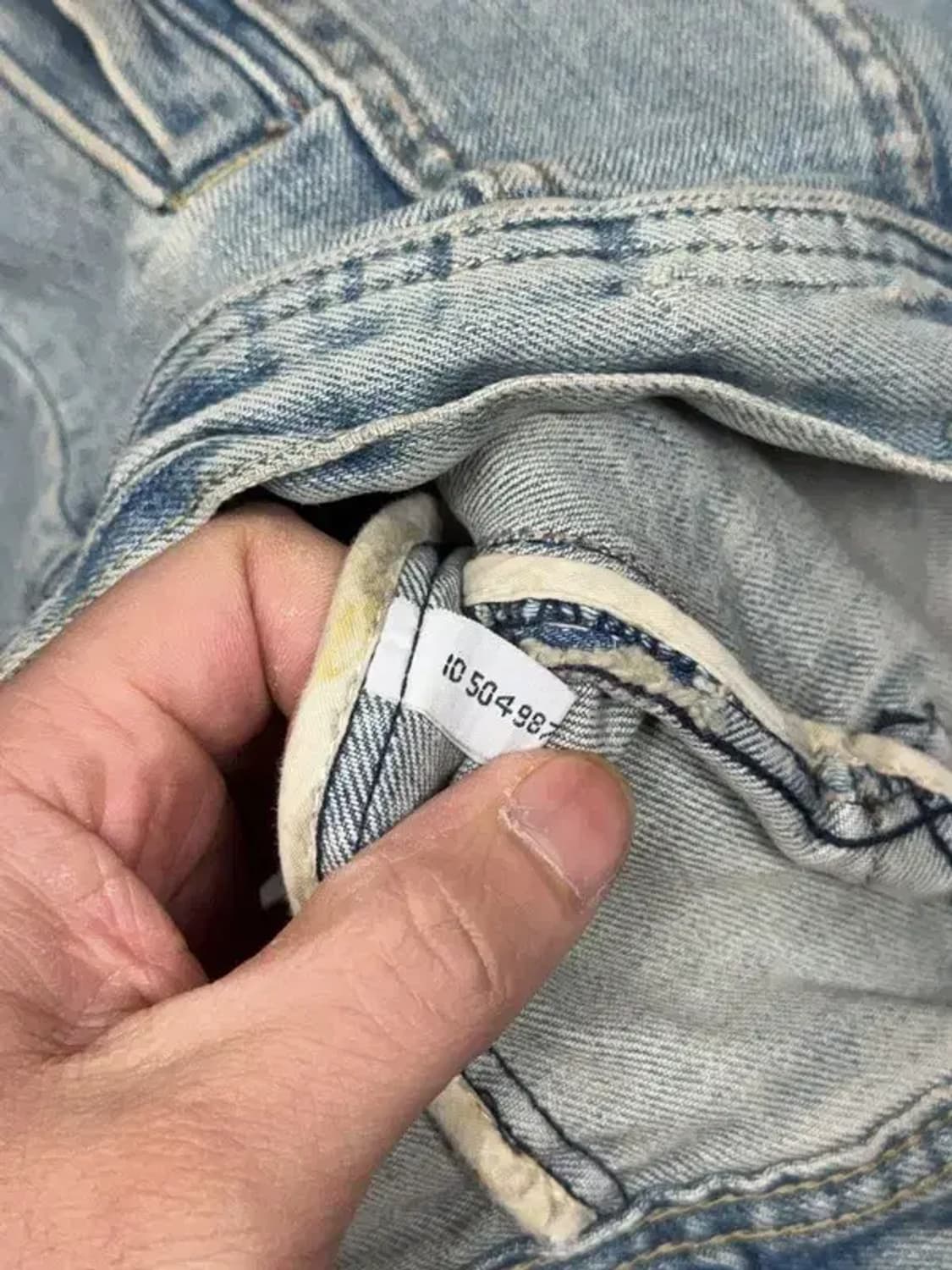 아베크롬비 Y2K 연청 디테일 데님 자켓 M 상품이미지9