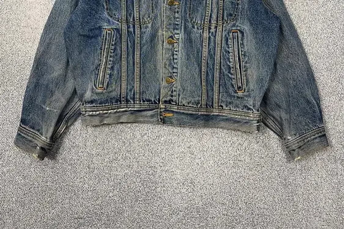 리 빈티지 워싱 데님 자켓 XL 상품이미지4