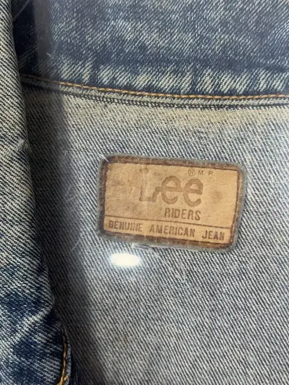 리 빈티지 워싱 데님 자켓 XL 상품이미지7