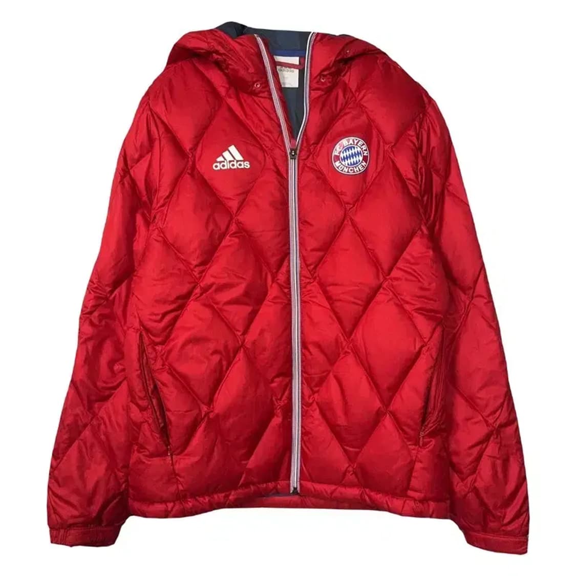 아디다스 바이에른 뮌헨 레드 덕다운 패딩 L 상품이미지1