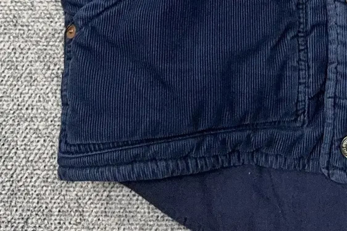 트루릴리젼 데님 인디고 패딩 조끼 M 상품이미지7