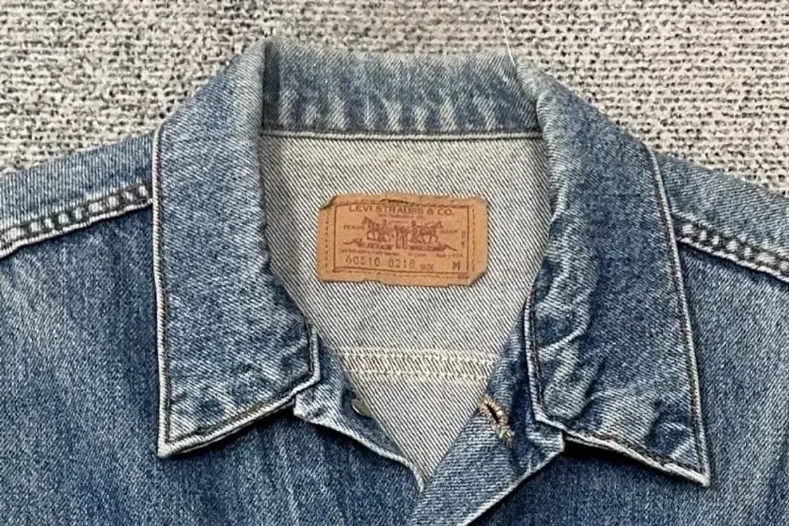 리바이스 빈티지 워싱 데님 조끼 M 상품이미지5