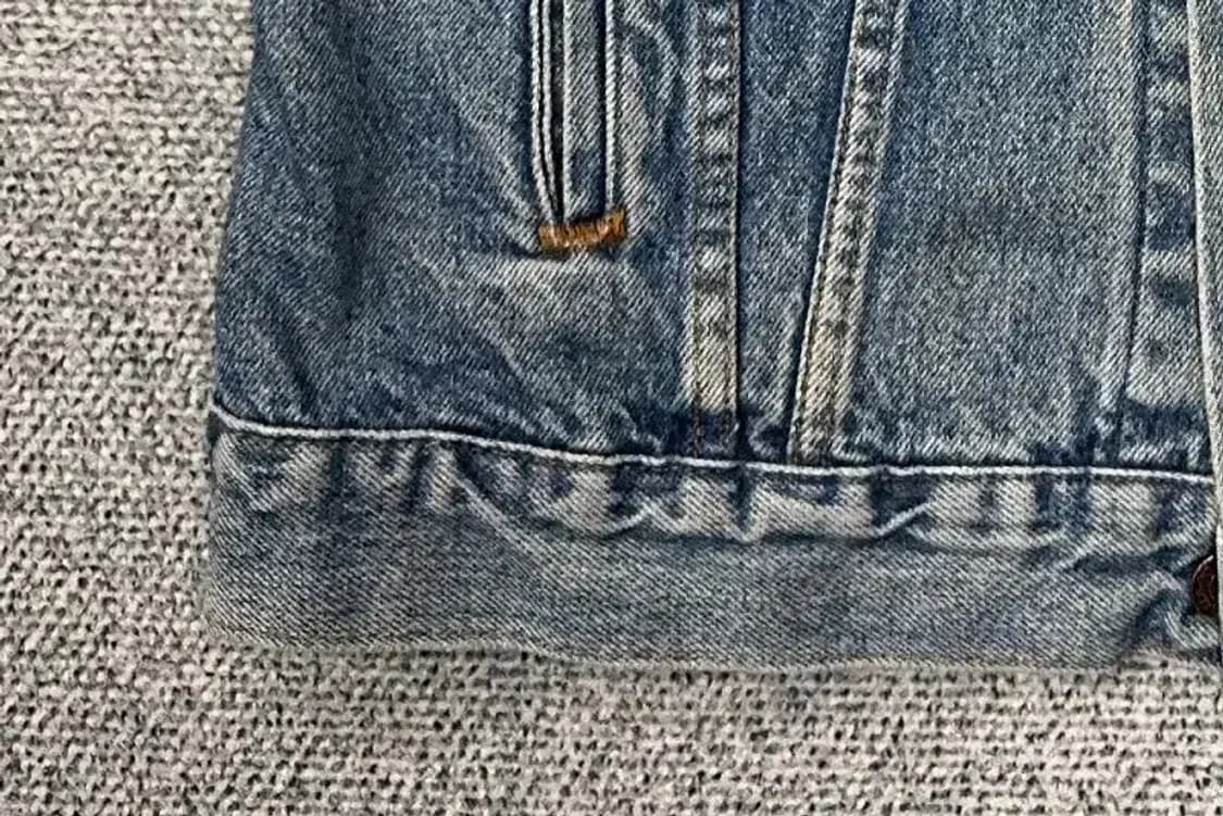 리바이스 빈티지 워싱 데님 조끼 M 상품이미지6