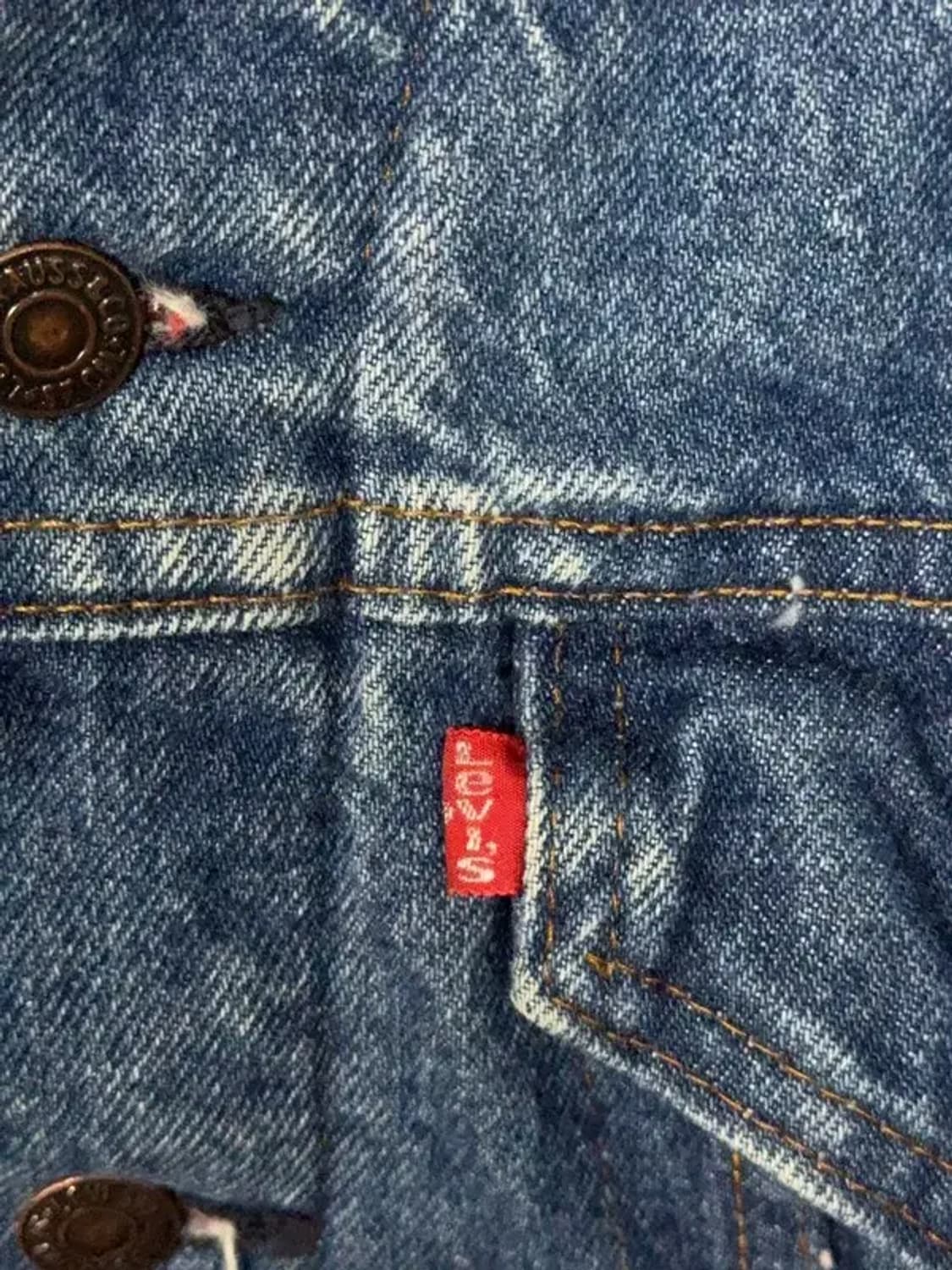 리바이스 80s 빈티지 데님 자켓 42 상품이미지7