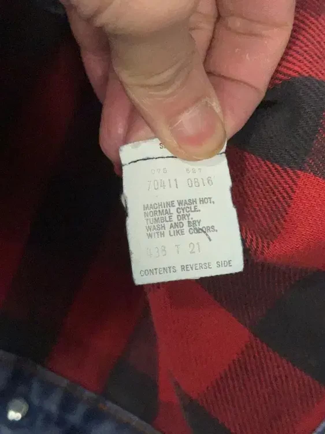 리바이스 80s 빈티지 데님 자켓 42 상품이미지9