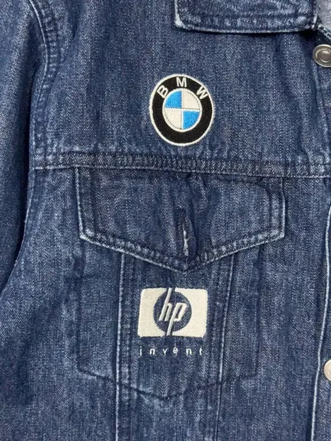 BNW 레이싱팀 빈티지 데님 자켓 L 상품이미지7