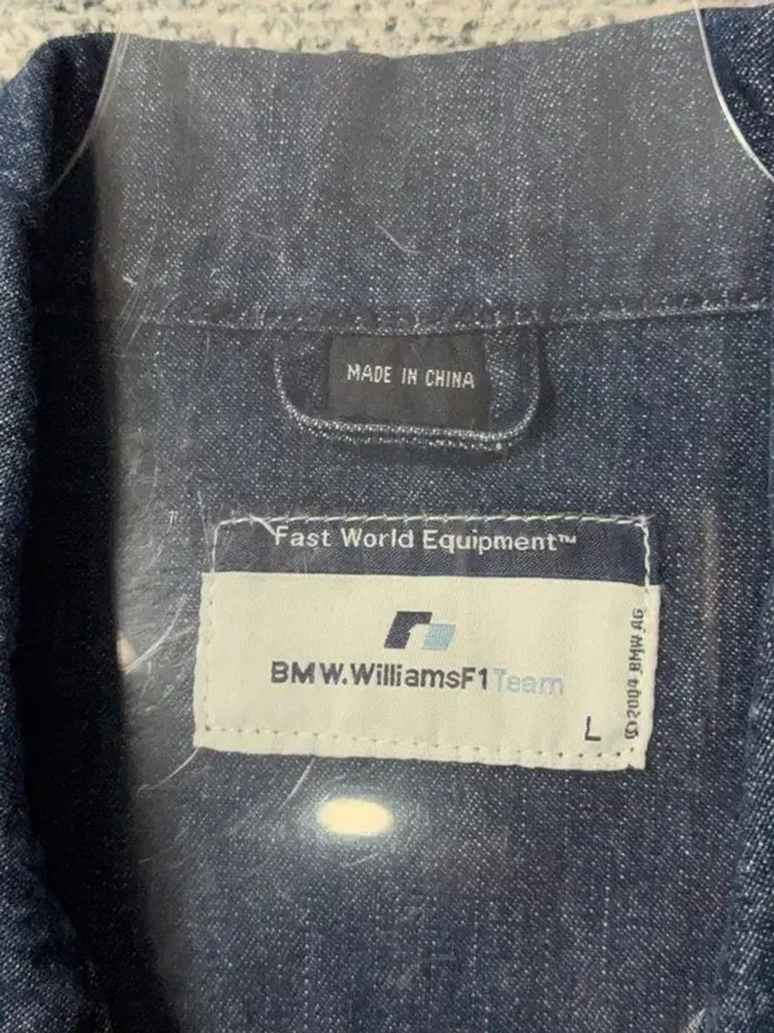 BNW 레이싱팀 빈티지 데님 자켓 L 상품이미지9