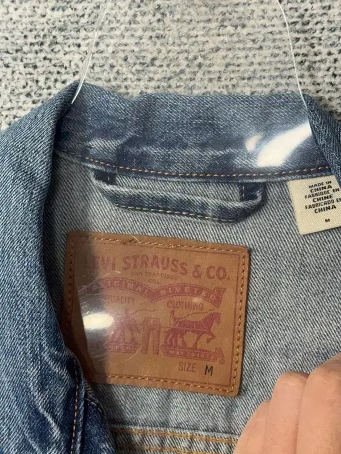 리바이스 빈티지 디테일 데님 자켓 M 상품이미지8