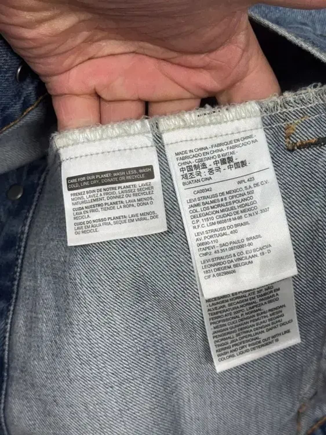 리바이스 빈티지 디테일 데님 자켓 M 상품이미지9