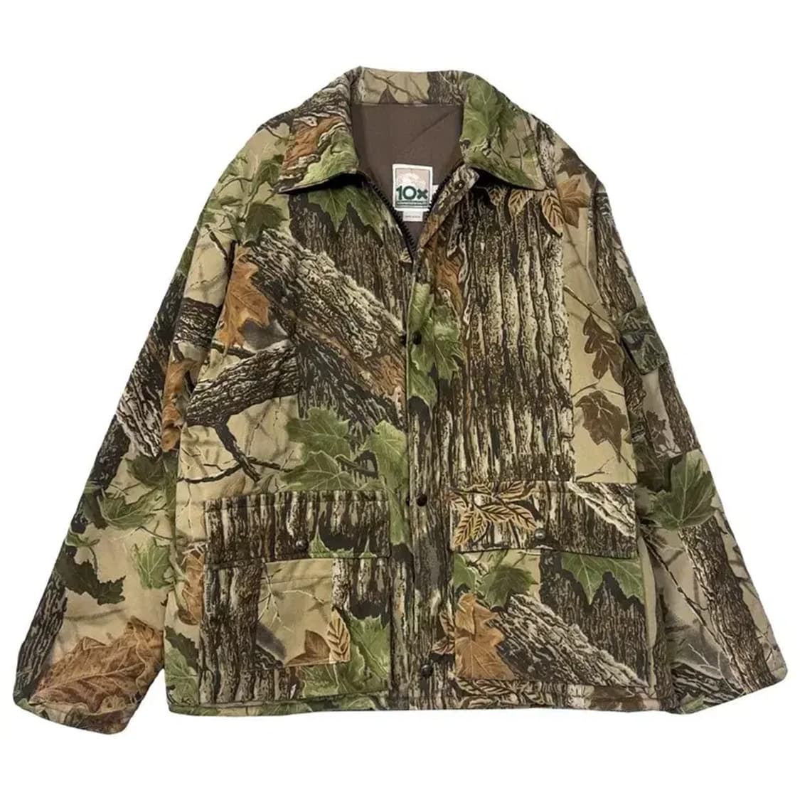 10x USA 리얼트리 카키 나일론 자켓 L 상품이미지1