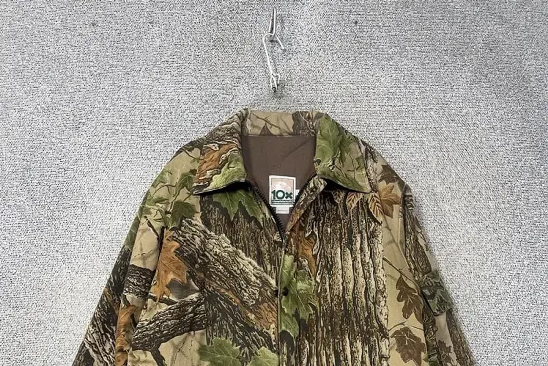 10x USA 리얼트리 카키 나일론 자켓 L 상품이미지3