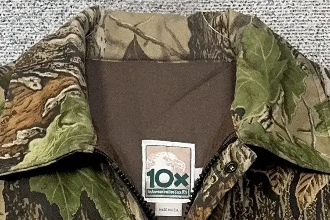 10x USA 리얼트리 카키 나일론 자켓 L 상품이미지5