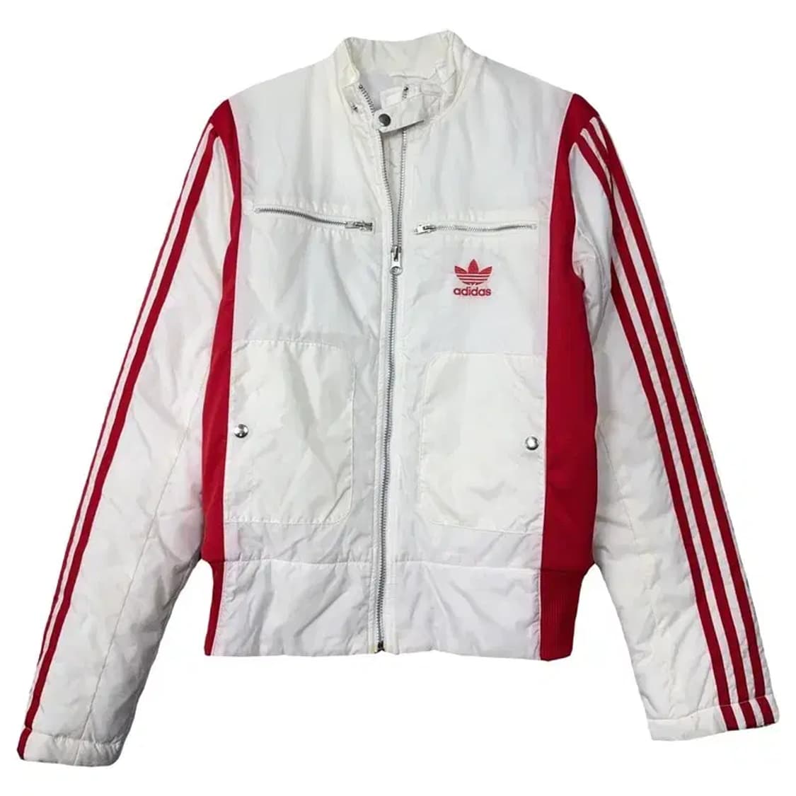 아디다스 화이트탭 Y2K 흰빨 레이싱 점퍼 자켓 S 상품이미지1