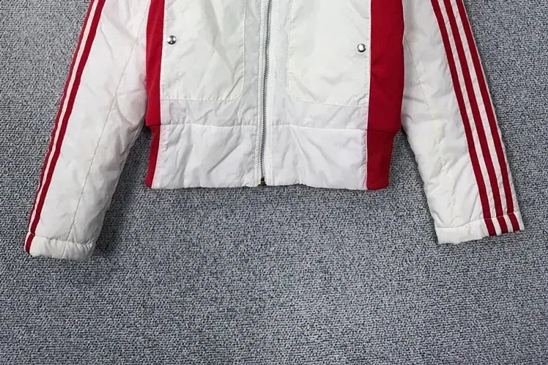 아디다스 화이트탭 Y2K 흰빨 레이싱 점퍼 자켓 S 상품이미지4