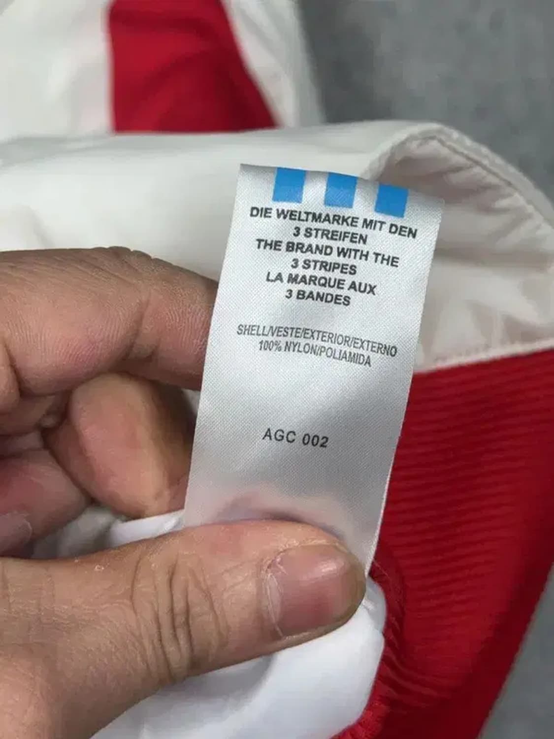 아디다스 화이트탭 Y2K 흰빨 레이싱 점퍼 자켓 S 상품이미지8