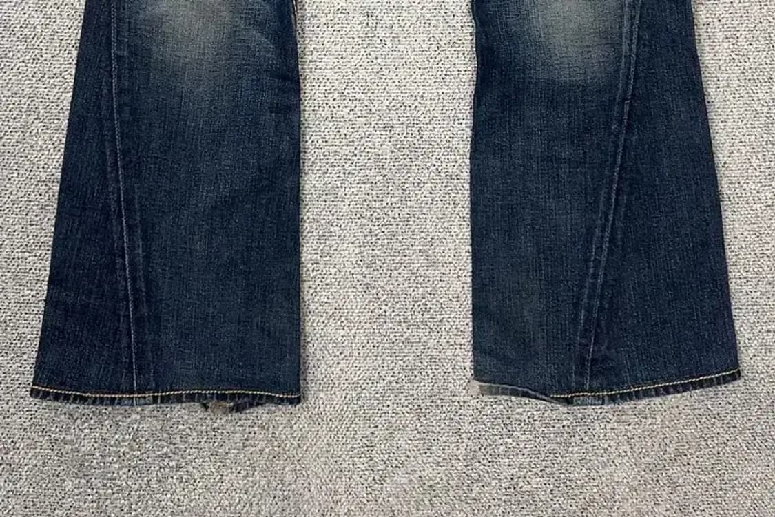 트루릴리젼 워싱 스티치 빈티지 Y2K 부츠컷 데님팬츠 32 상품이미지5