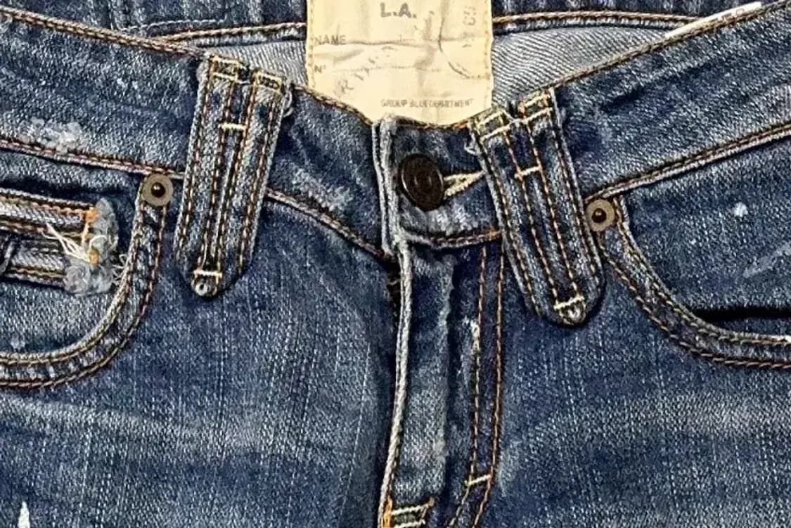 빈티지 Y2K 워싱 부츠컷 청바지 27 상품이미지6