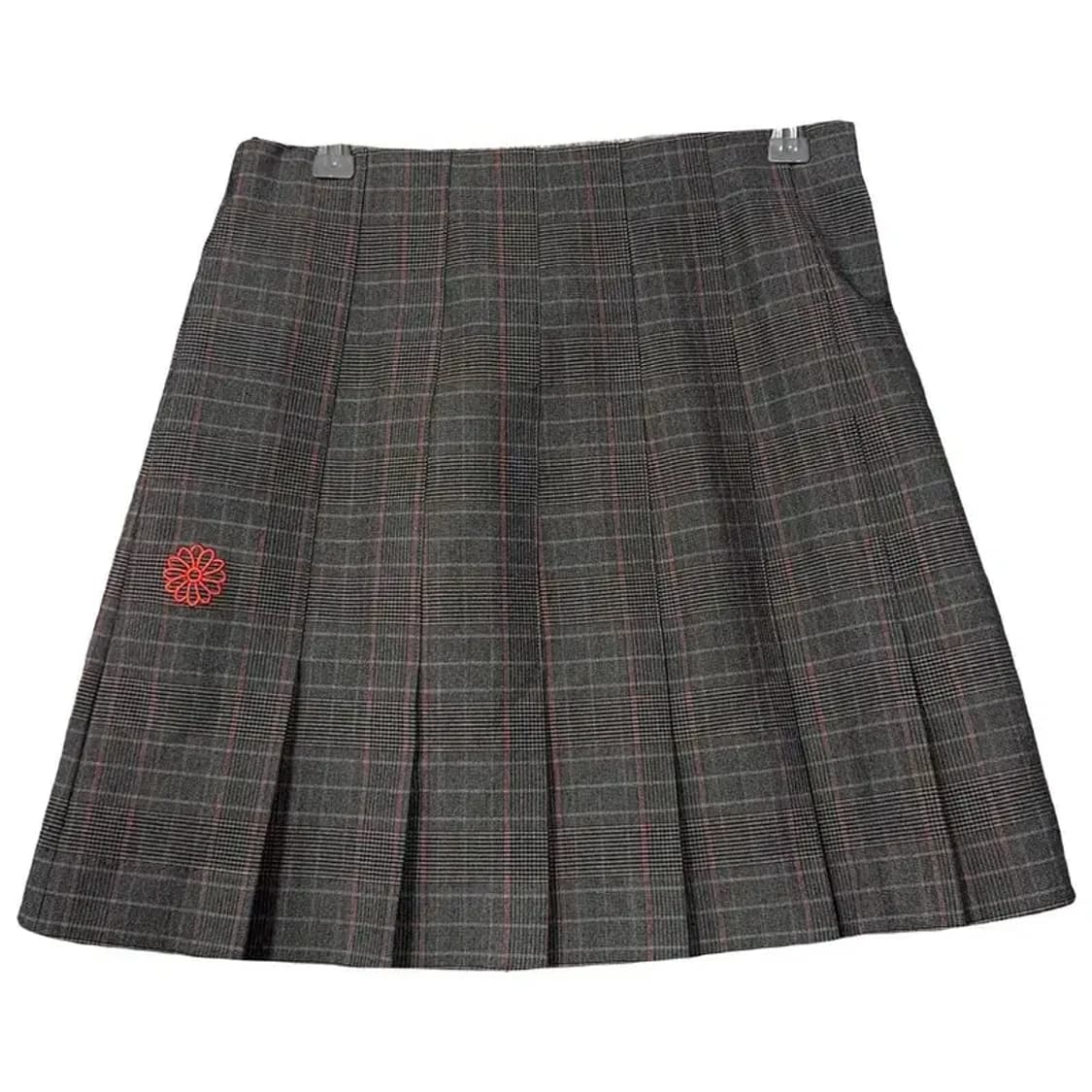 [새상품]마르디 메르크디 체크 그레이 미니스커트 M 상품이미지1