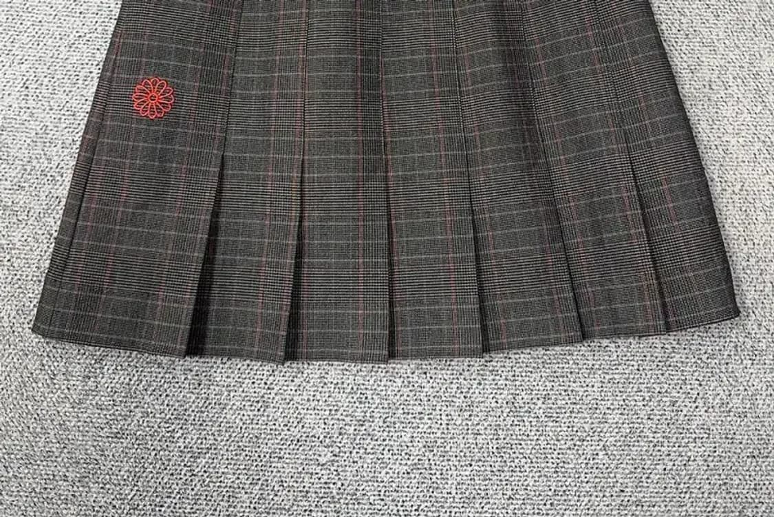 [새상품]마르디 메르크디 체크 그레이 미니스커트 M 상품이미지4