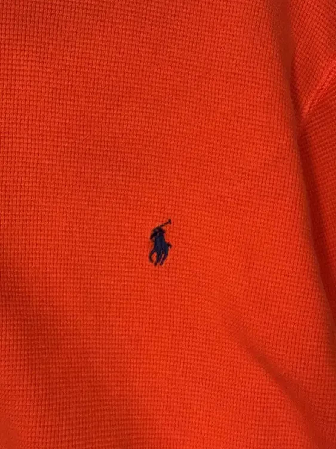 폴로 오렌지 로고 와플 코튼 긴팔티 S/CH/P 상품이미지6