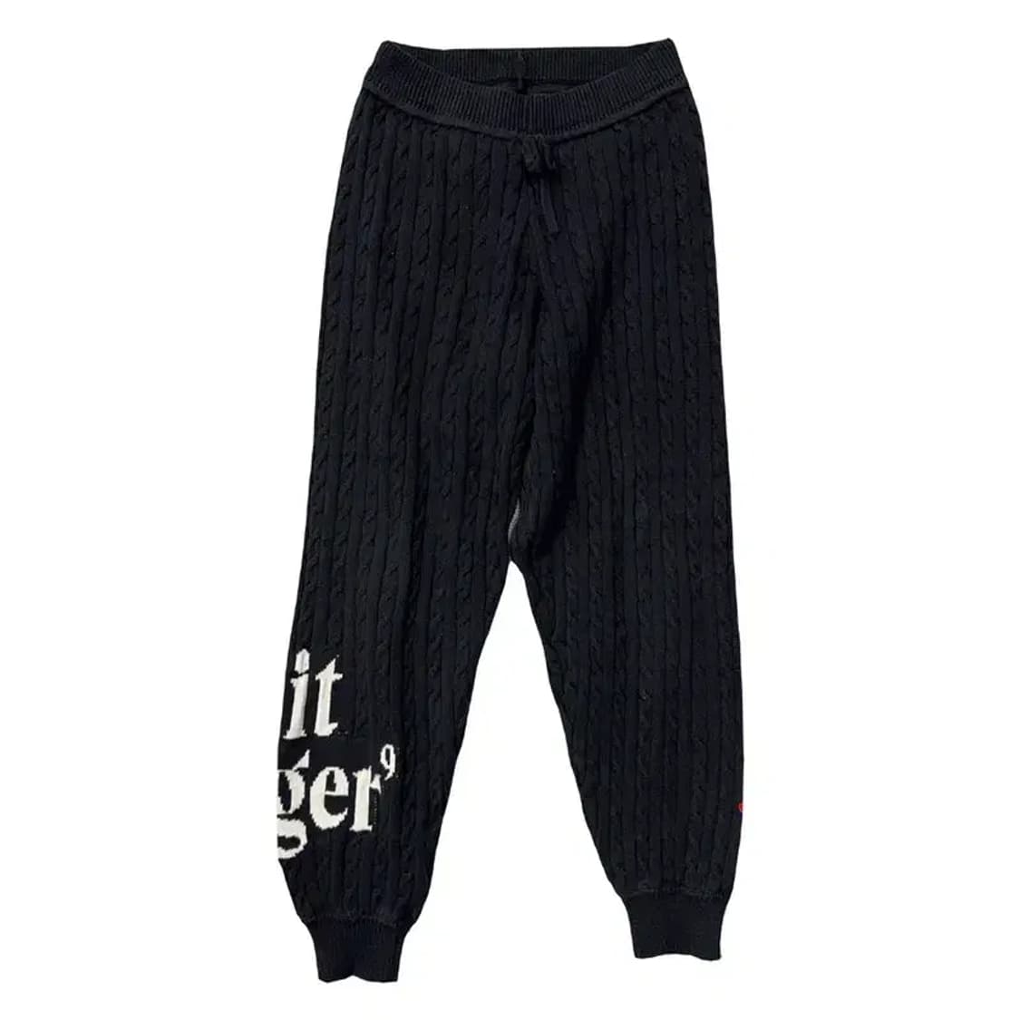 타미힐피거 프린팅 블랙 빈티지 조거팬츠 00F0(FREE) 상품이미지1
