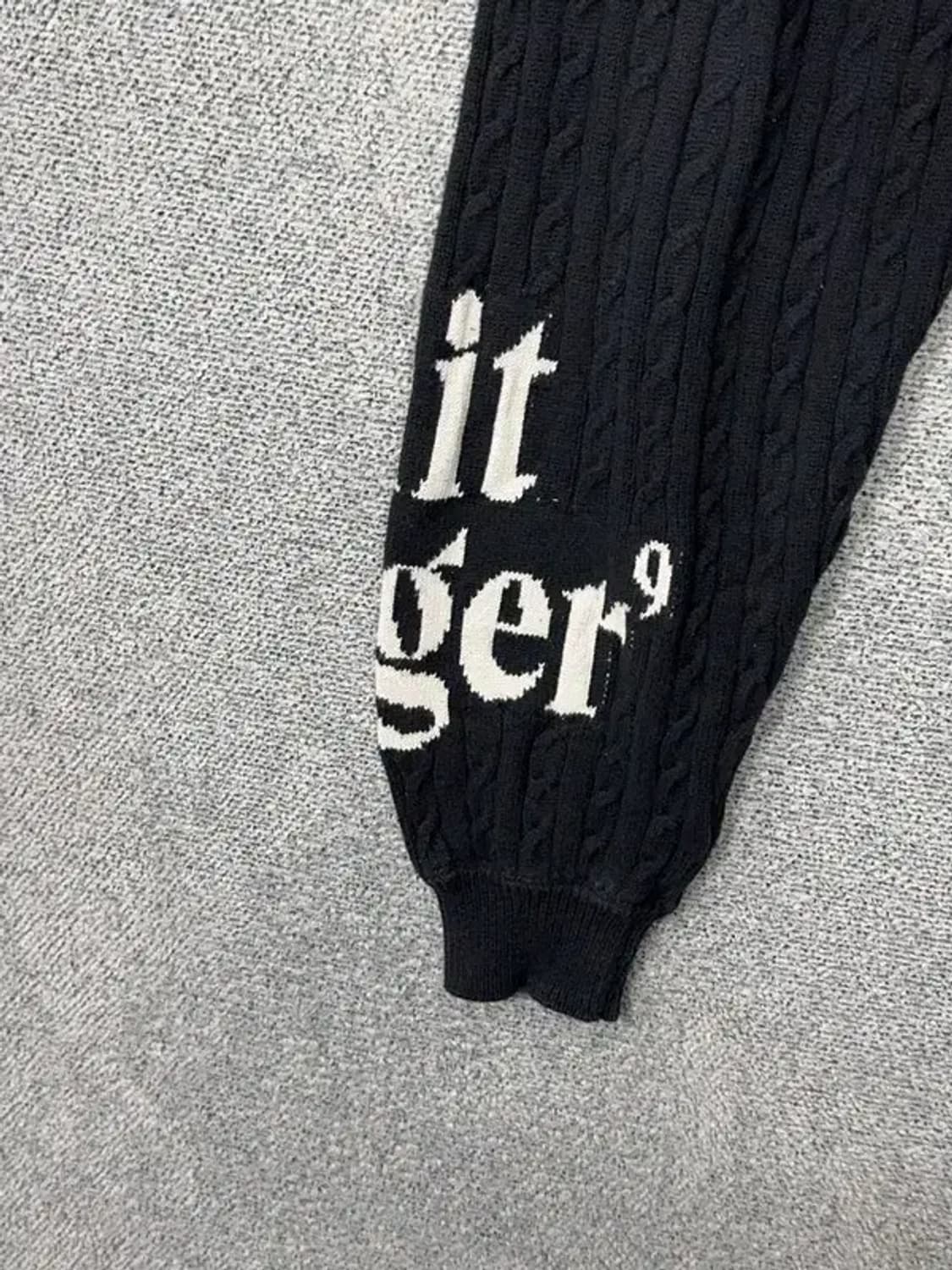 타미힐피거 프린팅 블랙 빈티지 조거팬츠 00F0(FREE) 상품이미지6