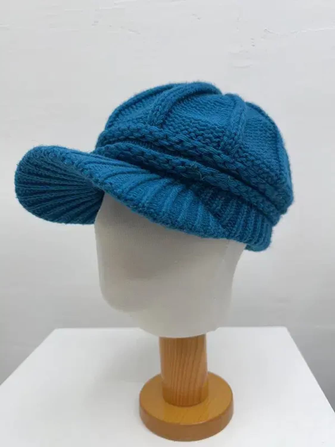 청록 갸루 니트캡 L 상품이미지1