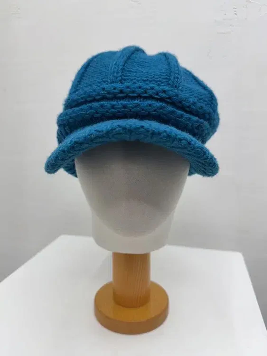 청록 갸루 니트캡 L 상품이미지5