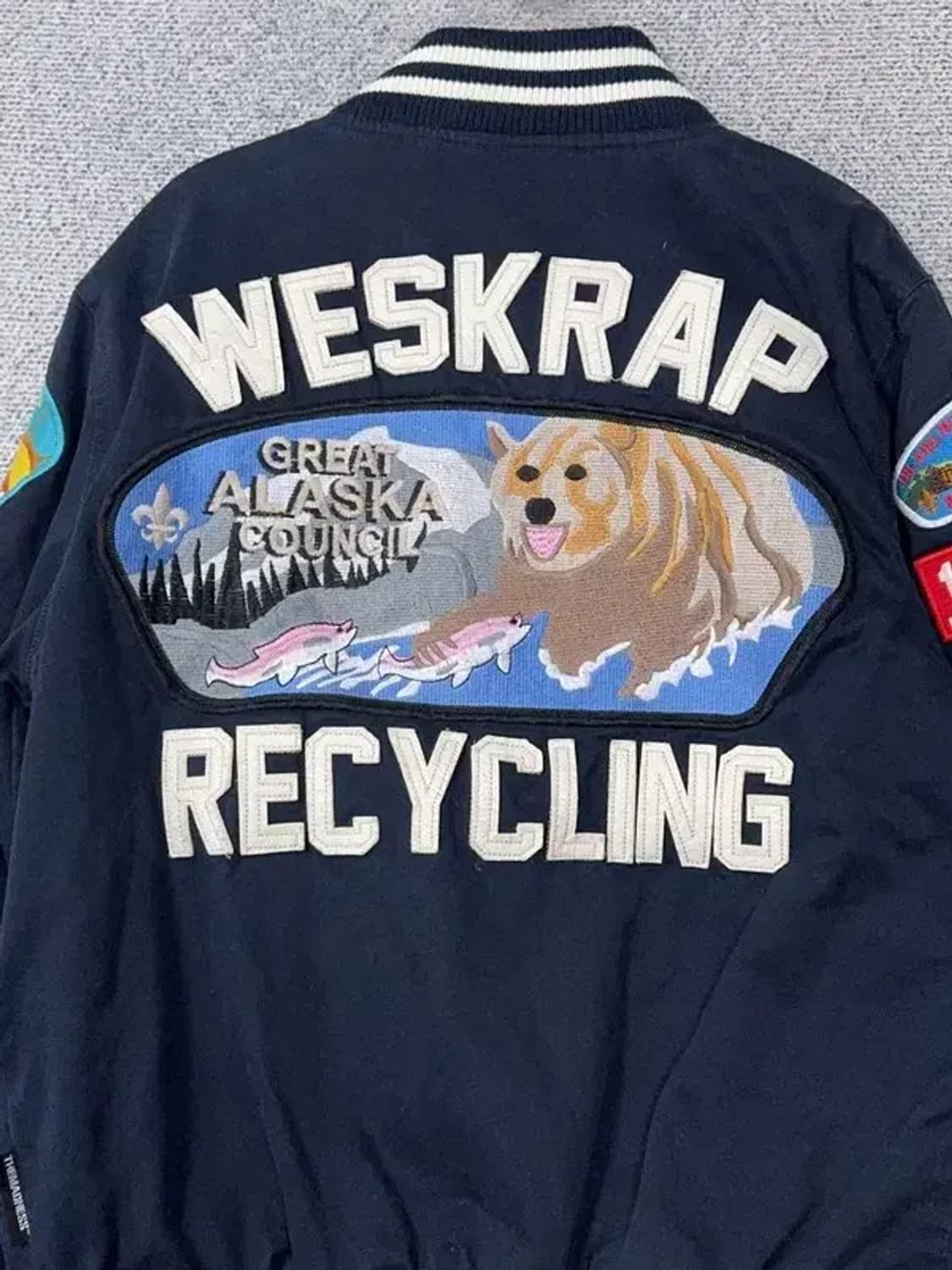 포더보이즈 빈티지 패치 단가라 바시티 M 상품이미지8