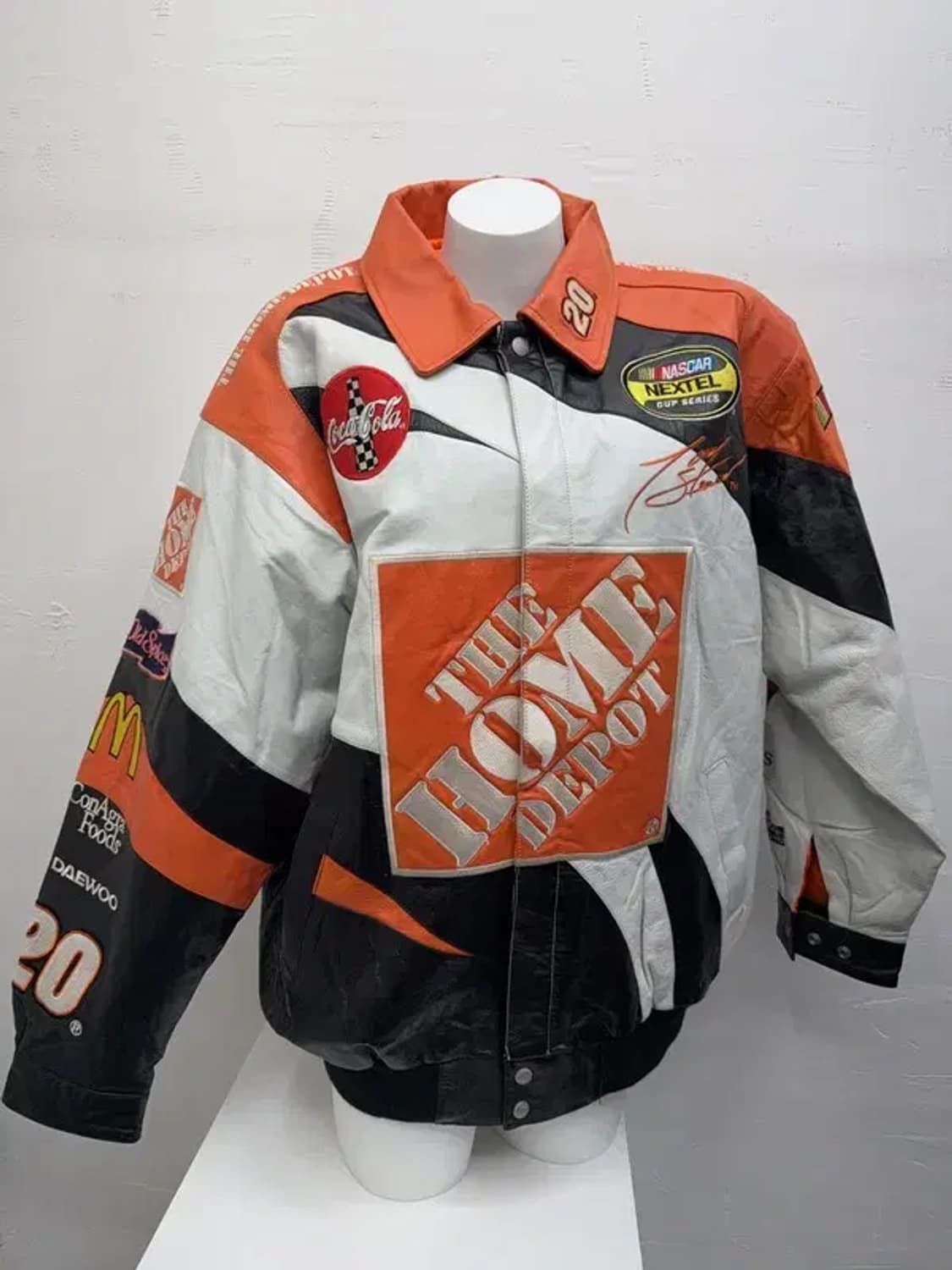 프린팅 오렌지 패치 라이더 자켓 상품이미지2