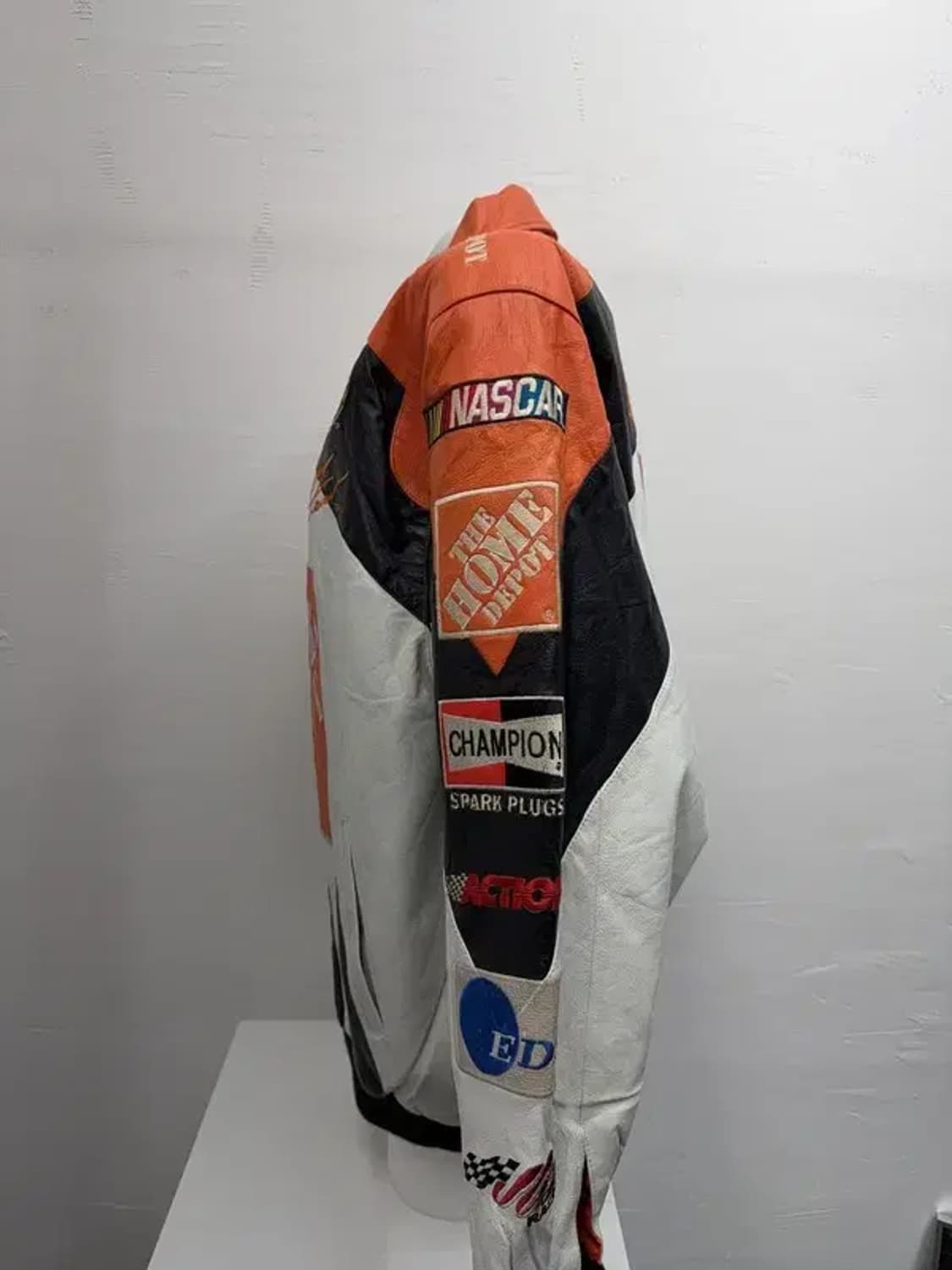 프린팅 오렌지 패치 라이더 자켓 상품이미지4