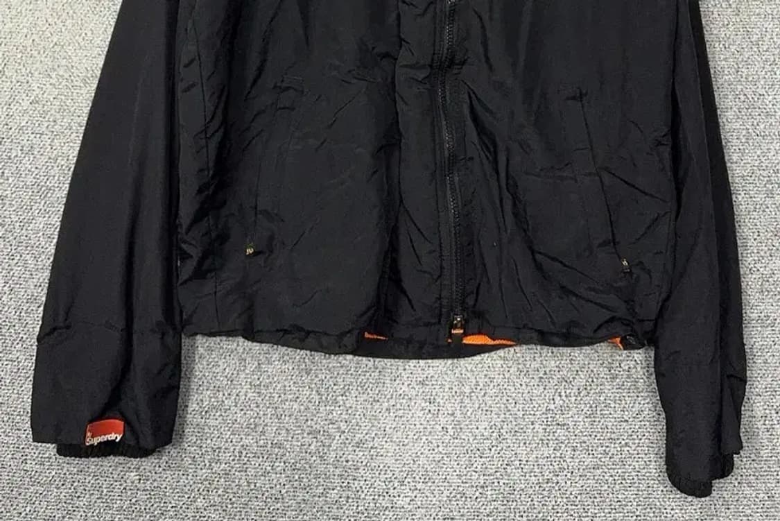 수퍼드라이 3-ZIP 빈티지 블랙 테크웨어 바람막이 윈드자켓 M 상품이미지4