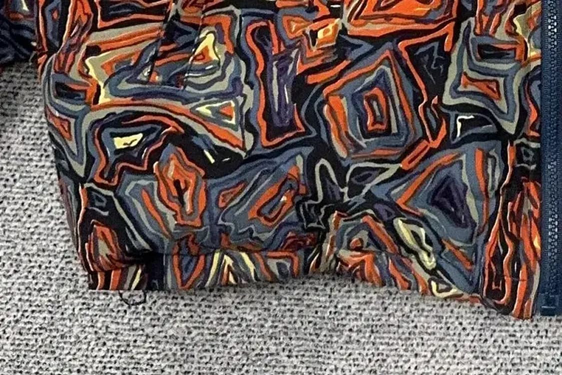 나이키 90s 올드스쿨 기하학 패턴 덕다운 오버 사이즈 블루종 패딩105 상품이미지6