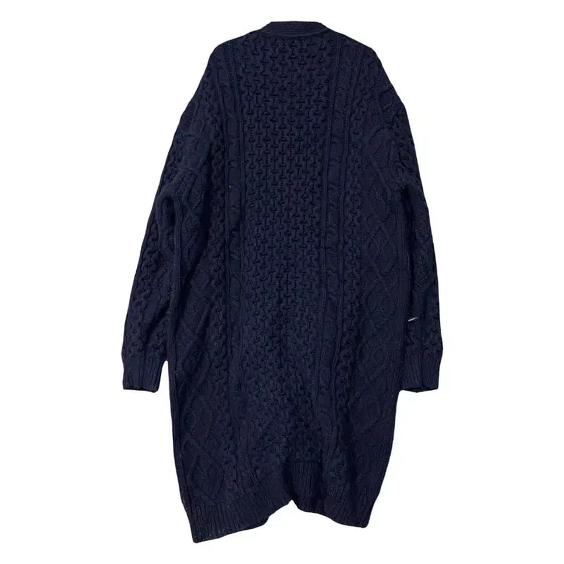 인스턴트 펑크 네이비 울 케이블 니트 가디건 FREE 상품이미지2