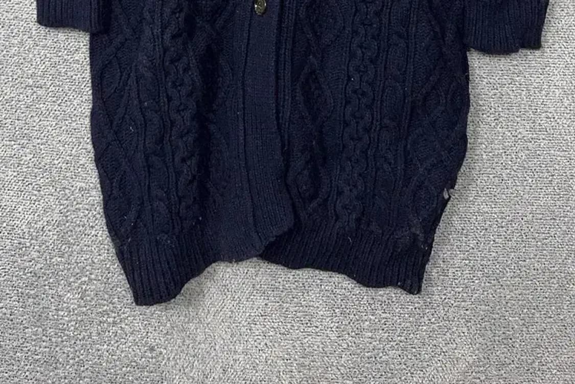 인스턴트 펑크 네이비 울 케이블 니트 가디건 FREE 상품이미지5