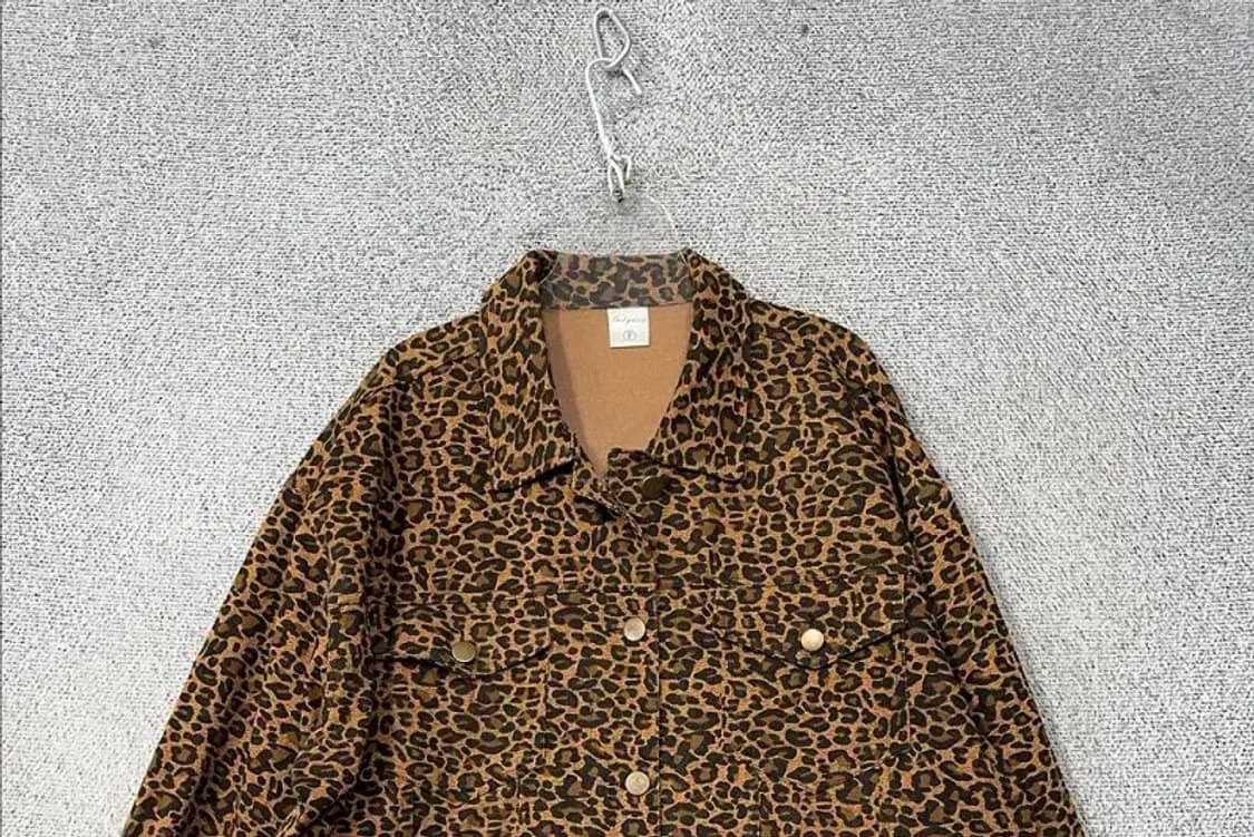빈티지 호피 레오파드 오버핏 자켓 F 상품이미지3