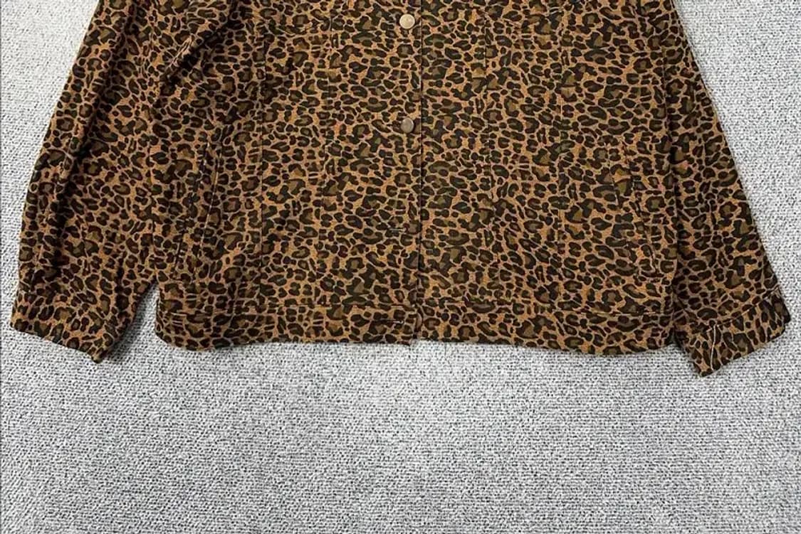 빈티지 호피 레오파드 오버핏 자켓 F 상품이미지4