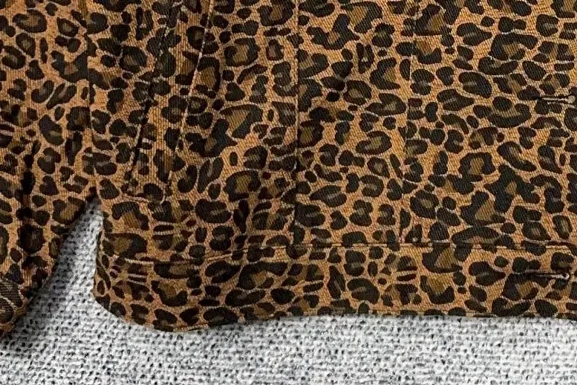 빈티지 호피 레오파드 오버핏 자켓 F 상품이미지6