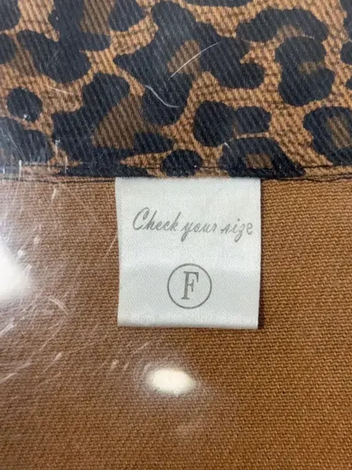 빈티지 호피 레오파드 오버핏 자켓 F 상품이미지7