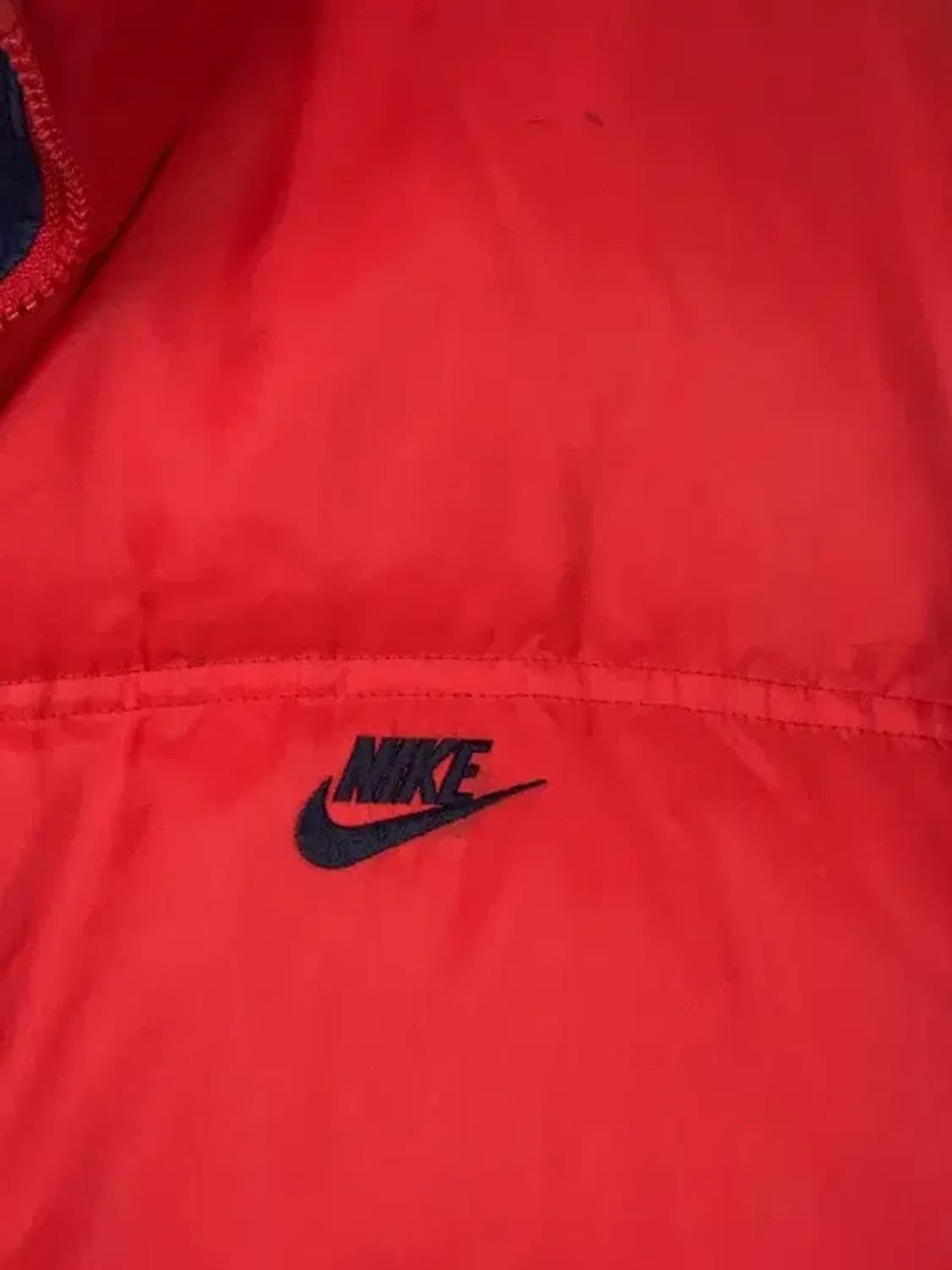 나이키 삼나스포츠 90s 레드 로고 덕다운 패딩 XXL 상품이미지7