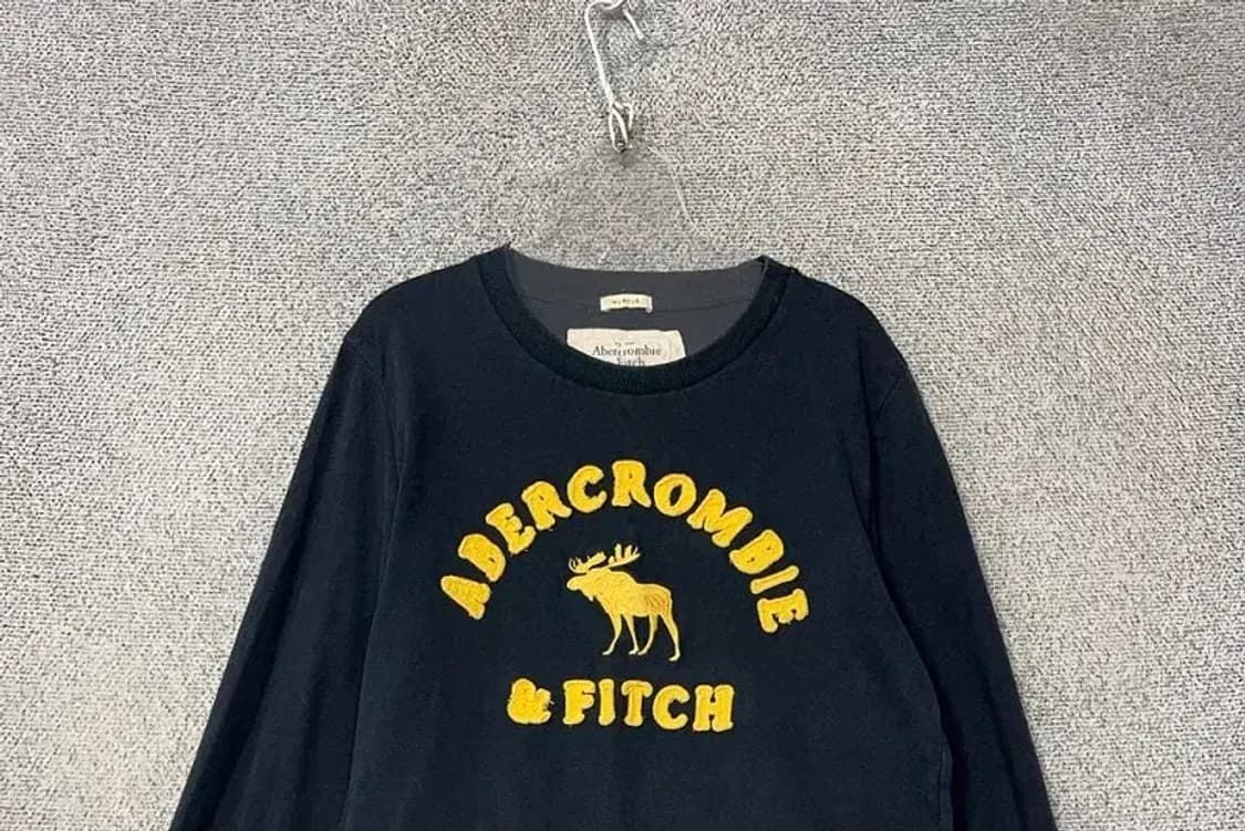 아베크롬비 로고 Y2K 슬리브 긴팔티 L 상품이미지3