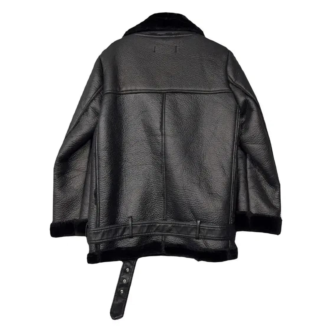 자라 블랙 무스탕 S 상품이미지2