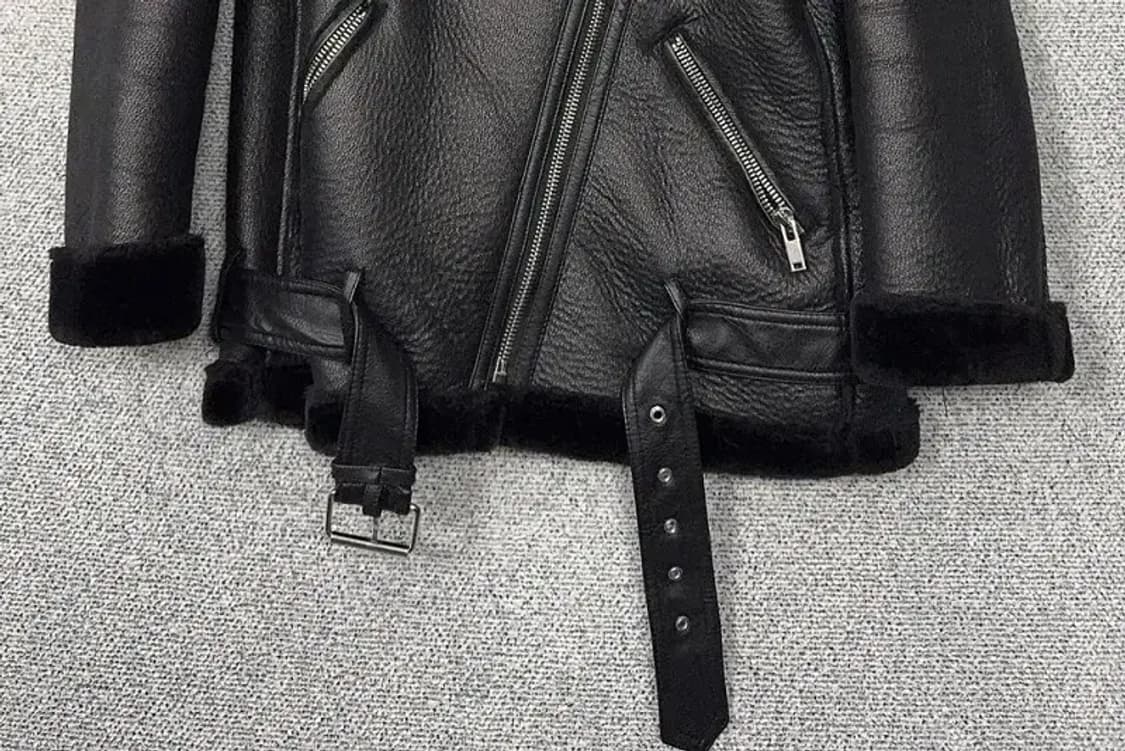 자라 블랙 무스탕 S 상품이미지4