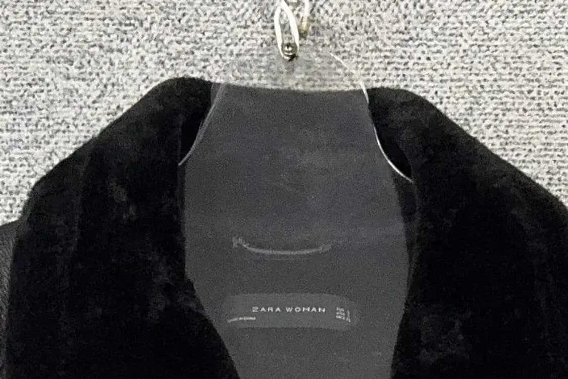 자라 블랙 무스탕 S 상품이미지5