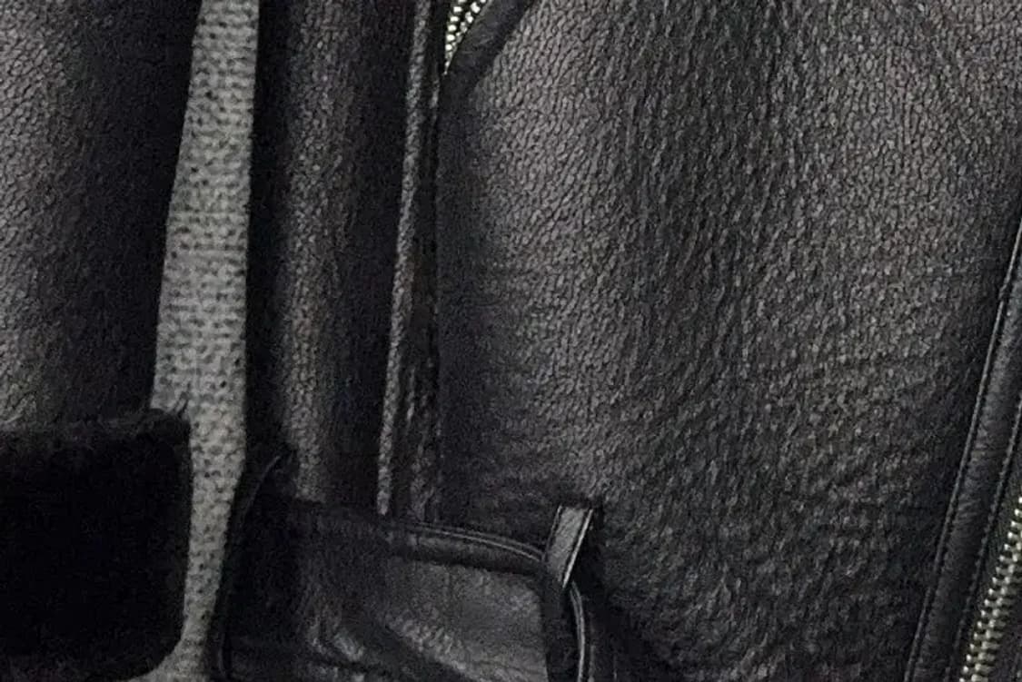 자라 블랙 무스탕 S 상품이미지6