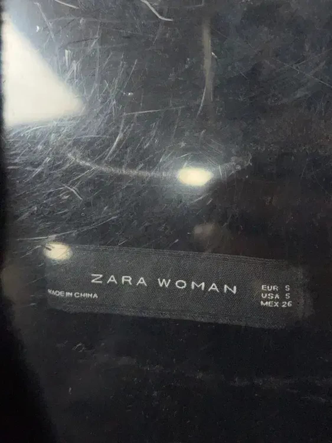 자라 블랙 무스탕 S 상품이미지7