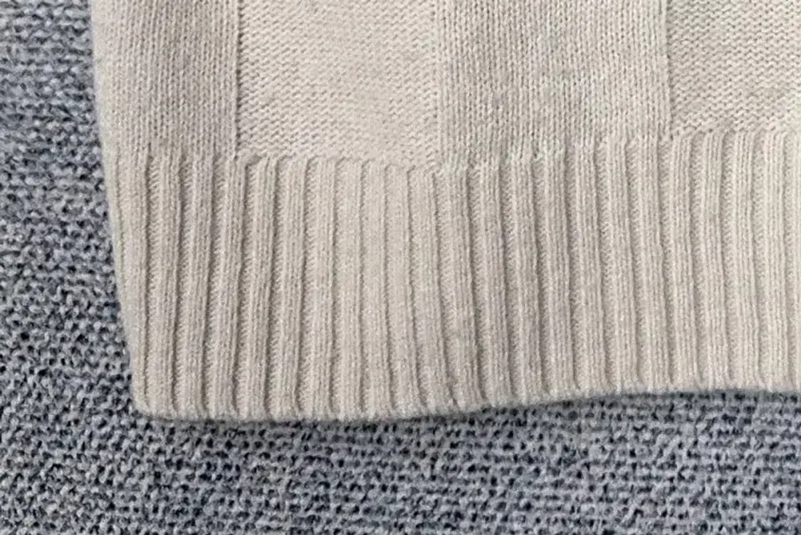 마리떼 프랑소와 저버 자수 로고 크림 니트 조끼 OS 상품이미지6