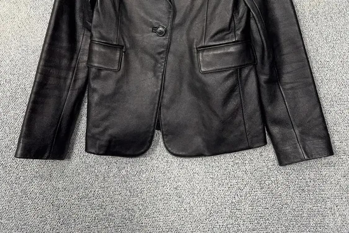 빈티지 양가죽 블랙 블레이저 55 상품이미지4